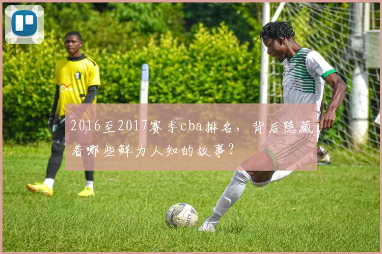 2016至2017赛季cba排名，背后隐藏着哪些鲜为人知的故事？